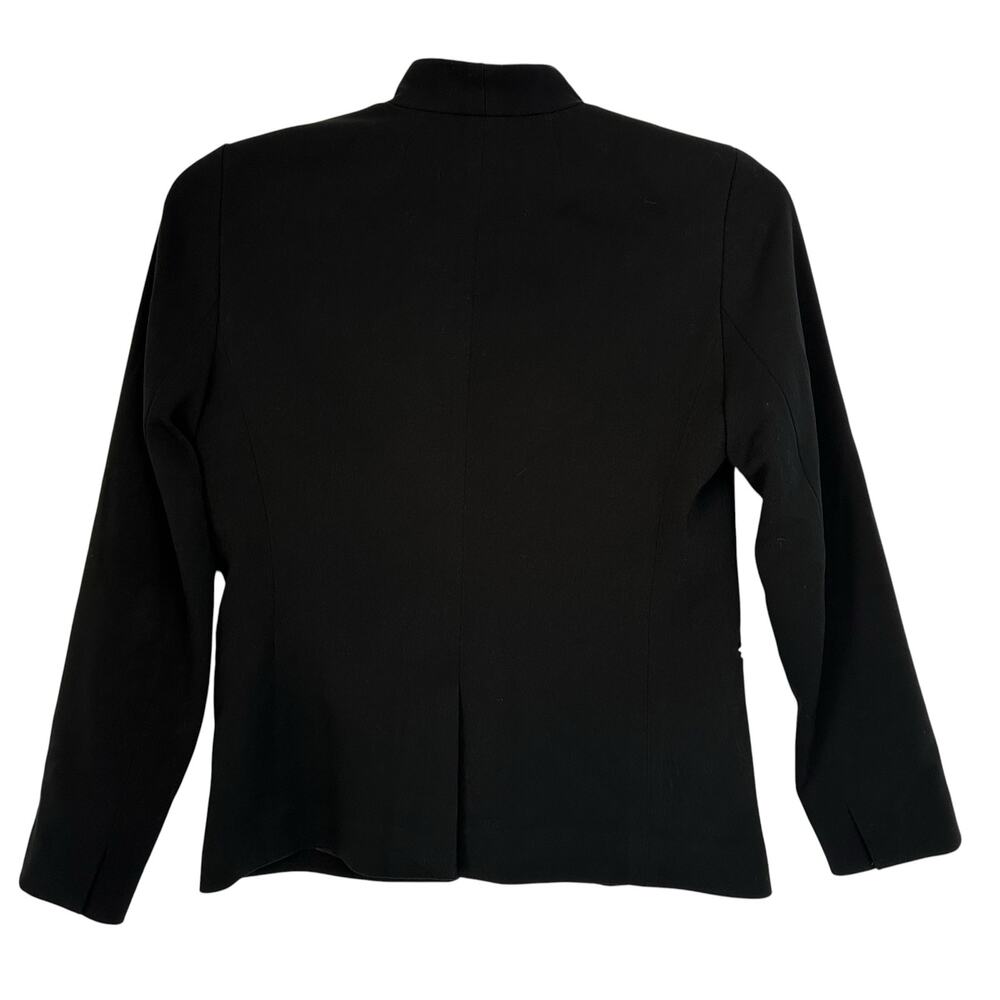 J. Crew Broadway Blazer Jacket Black AB452 Size 4 - Picture 8 of 11